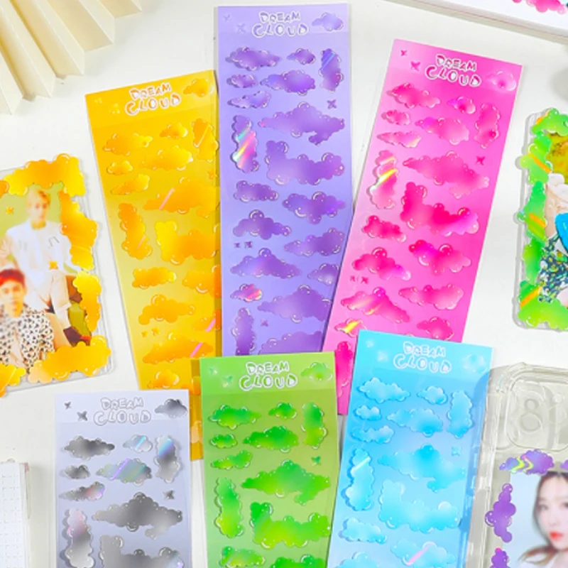 Assorted Reflective Cloud Stationery Stickers Decorative Korea Photo Album Japan Collage Material Aesthetic Sketchbook Planner
Assorted Reflective Cloud Stationery Stickers Decorative Korea Photo Album Japan Collage Material Aesthetic Sketchbook Planner