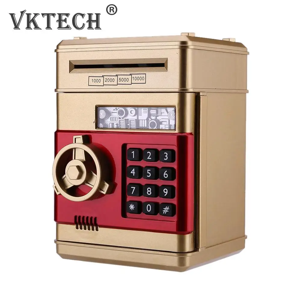 Electronic Piggy Bank Safe Box Money Boxes For Children ATM Password Money Box Cash Coin Saving Box ATM Machine Kid Xmas Gifts
Electronic Piggy Bank Safe Box Money Boxes For Children ATM Password Money Box Cash Coin Saving Box ATM Machine Kid Xmas Gifts