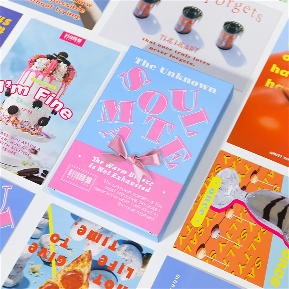 30 Sheets Fashion Korean Postcard Creative Memo Card Scrapbooking Journal Background Collage Decorations Art Supplies
30 Sheets Fashion Korean Postcard Creative Memo Card Scrapbooking Journal Background Collage Decorations Art Supplies