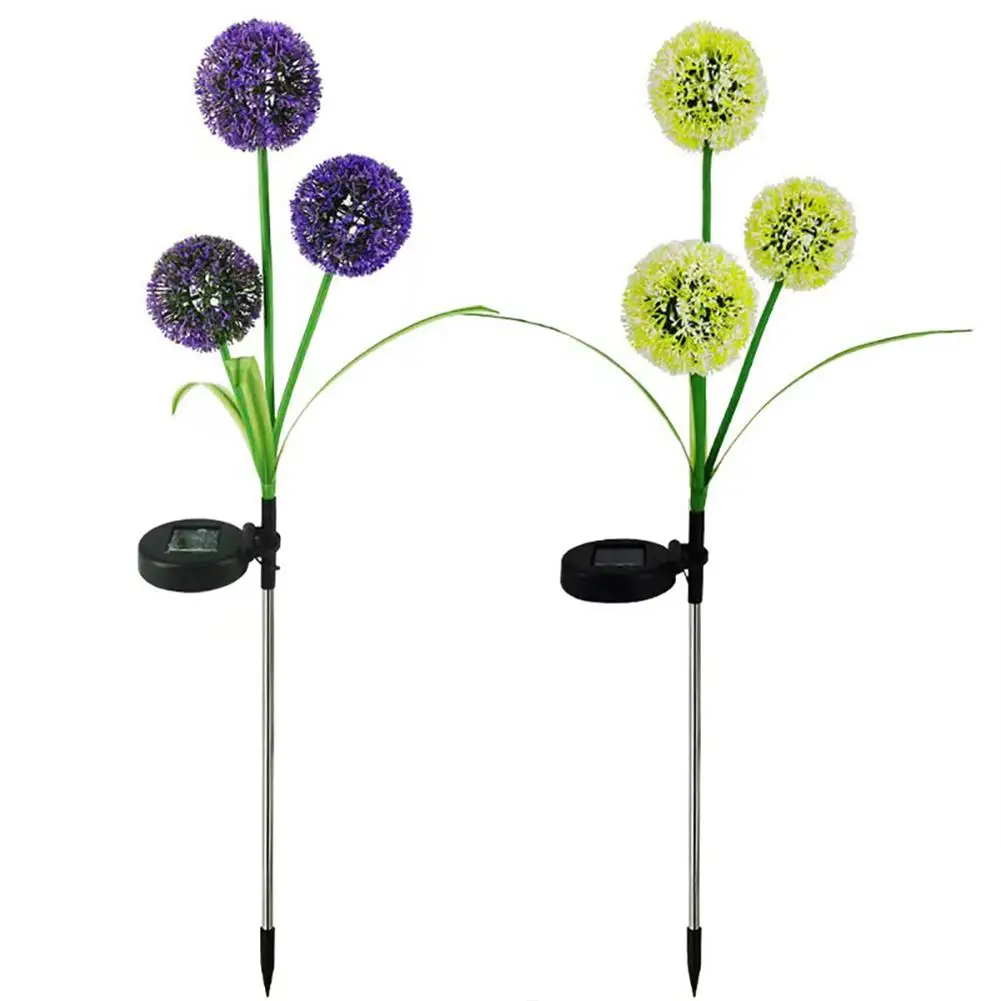 Led Solar Lights 3-head Simulation Dandelion Decoration Lamp For Outdoor Lawn Balcony Patio Yard
Led Solar Lights 3-head Simulation Dandelion Decoration Lamp For Outdoor Lawn Balcony Patio Yard