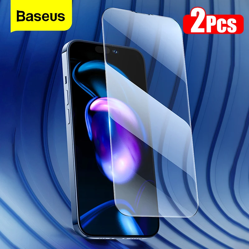 Защитная пленка Baseus 0 3 мм для iPhone 14 Pro Max 13 2 шт. полное покрытие закаленное стекло