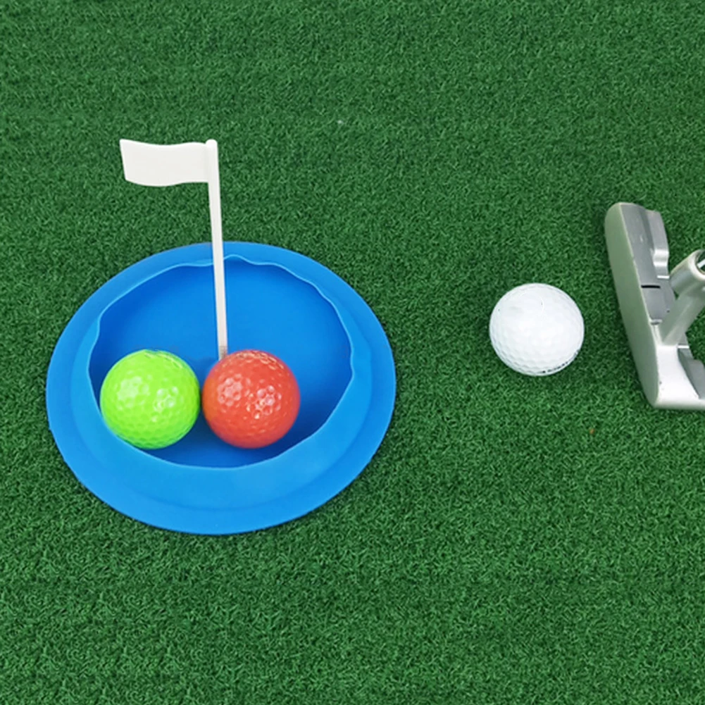 1 Pcs Golf Putting Hole Cup w/ Practice Flag Putter Trainer Indoor Training Aids Home Yard All Direction Soft Rubber Supplies
1 Pcs Golf Putting Hole Cup w/ Practice Flag Putter Trainer Indoor Training Aids Home Yard All Direction Soft Rubber Supplies