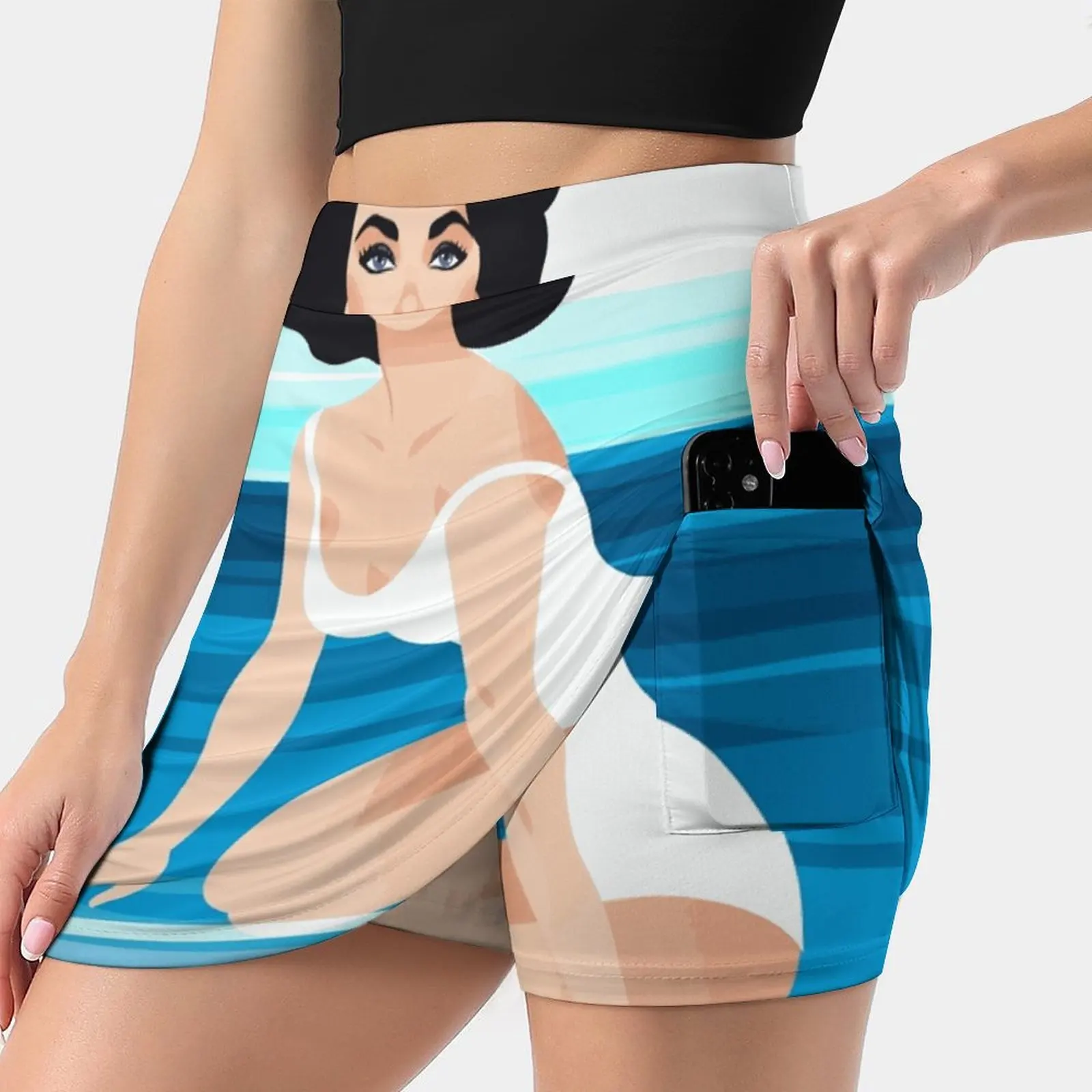 Юбка Женская Корейская с принтом Лиз, светильник Модная легкая брючная юбка в Корейском стиле, лето 2019 
Юбка Женская Корейская с принтом Лиз, светильник Модная легкая брючная юбка в Корейском стиле, лето 2019