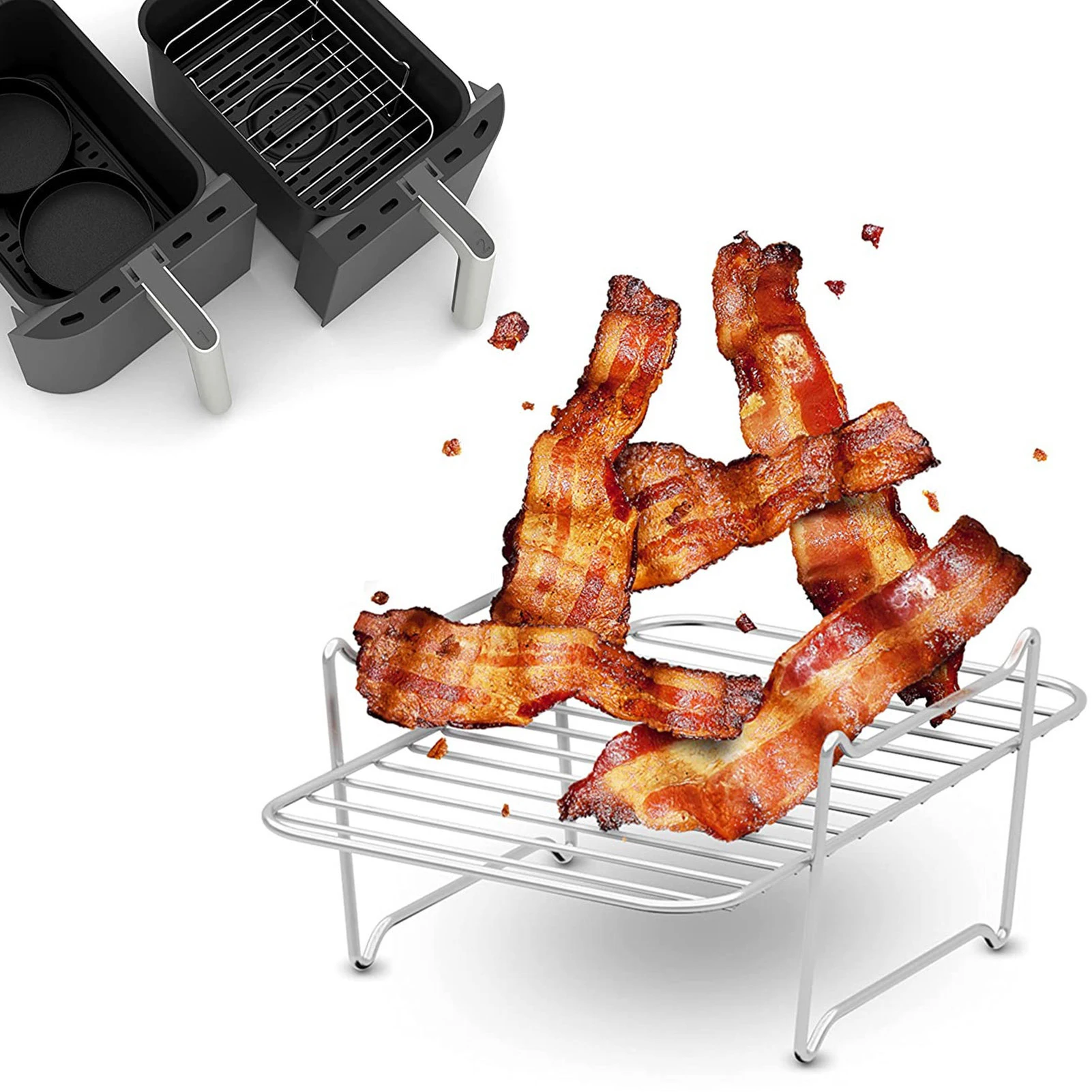 Dehydrator Racks Stand Air Fryer Rack For Oven Stainless Steel Steaming Rack Stand Toast Rack Crisper Basket For Fruits Meats
Dehydrator Racks Stand Air Fryer Rack For Oven Stainless Steel Steaming Rack Stand Toast Rack Crisper Basket For Fruits Meats