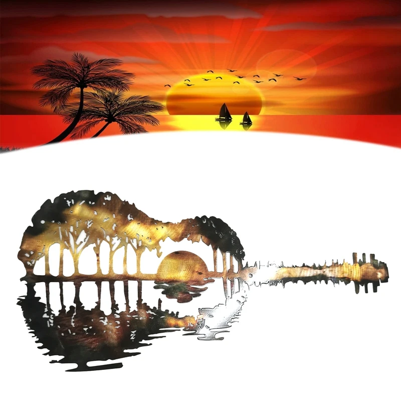 Sunset Guitar Metal Wall Art Hanging Wall Decor Abstract Guitar Metal Guitarist Wall Art Sculptures Hanging Ornament
Sunset Guitar Metal Wall Art Hanging Wall Decor Abstract Guitar Metal Guitarist Wall Art Sculptures Hanging Ornament