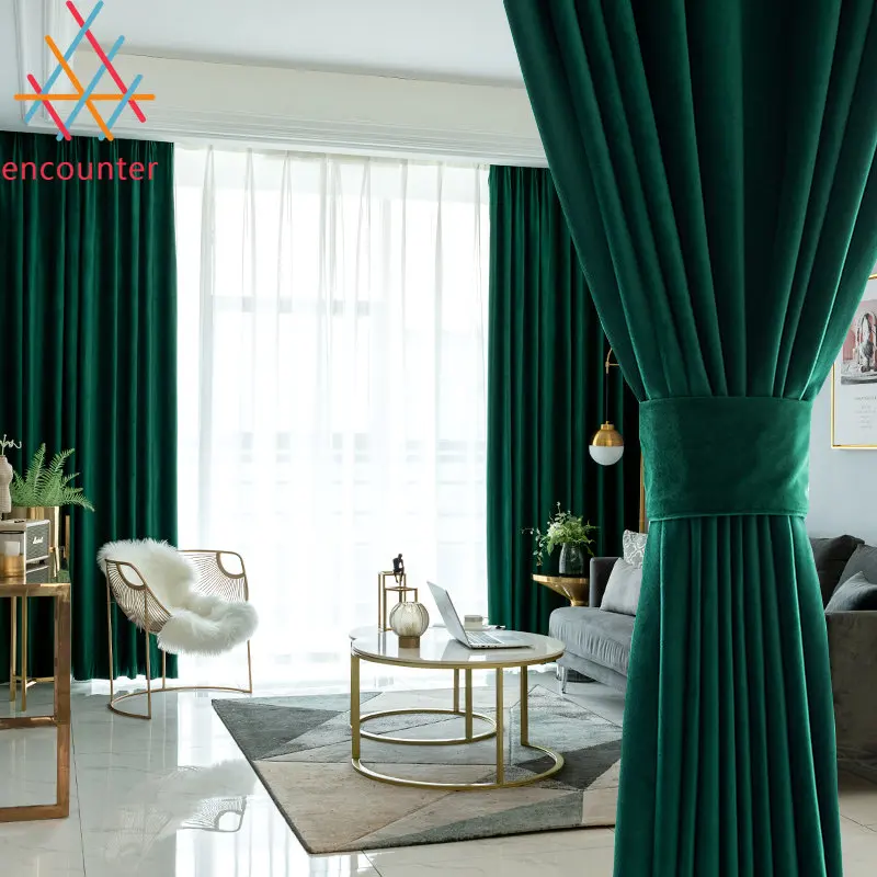 New Flannel Curtain Nordic Finished BlackoutCurtains for Living Dining Room Bedroom Velvet Dark Green Peacock Green Gold Velvet
New Flannel Curtain Nordic Finished BlackoutCurtains for Living Dining Room Bedroom Velvet Dark Green Peacock Green Gold Velvet