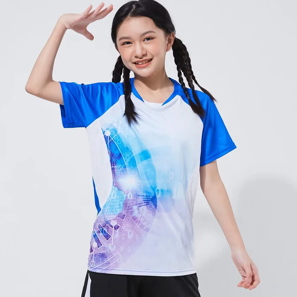 High End Tennis Shirt Kids Boys And Girls Badminton Uniform Table Tennis Clothes Training T-Shirt Ping Pong Diy Custom Uniform
High End Tennis Shirt Kids Boys And Girls Badminton Uniform Table Tennis Clothes Training T-Shirt Ping Pong Diy Custom Uniform
