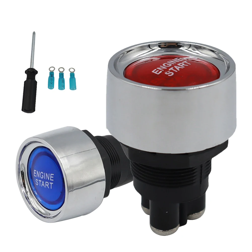 1Pc Car Engine Start Ignition Switch 12V 50A 3 Pin SPST Momentary Keyless Push Button Starter Switches ON OFF For Cars Marine RV
1Pc Car Engine Start Ignition Switch 12V 50A 3 Pin SPST Momentary Keyless Push Button Starter Switches ON OFF For Cars Marine RV