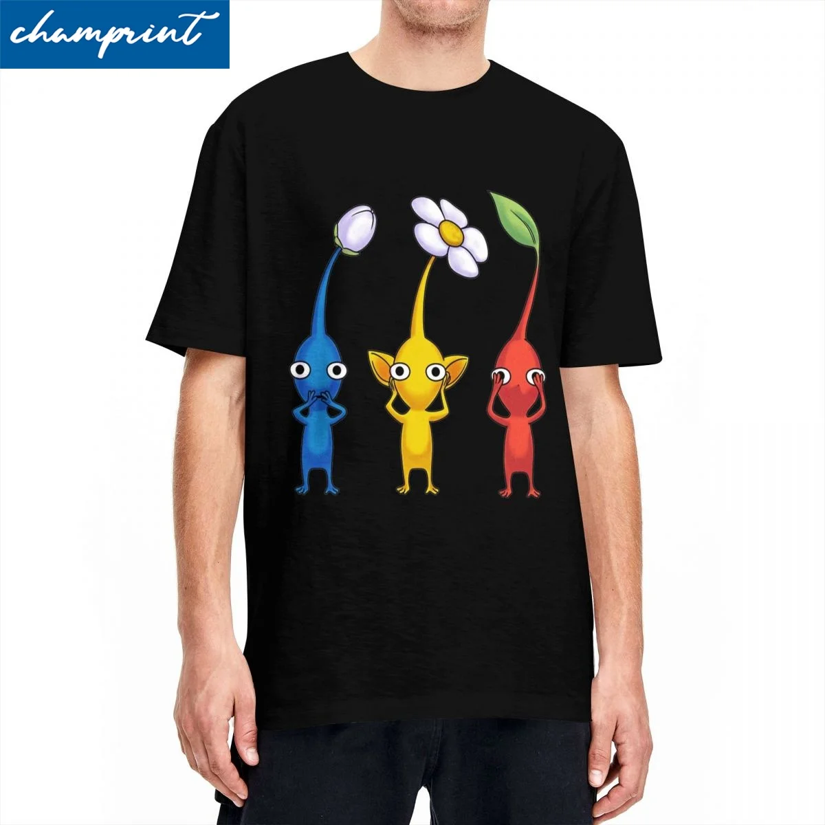 Винтажная футболка для геймеров Pikmin для мужчин и женщин, хлопковая Футболка с круглым вырезом, футболки с короткими рукавами с мультяшным рисунком, одежда с принтом
Винтажная футболка для геймеров Pikmin для мужчин и женщин, хлопковая Футболка с круглым вырезом, футболки с короткими рукавами с мультяшным рисунком, одежда с принтом