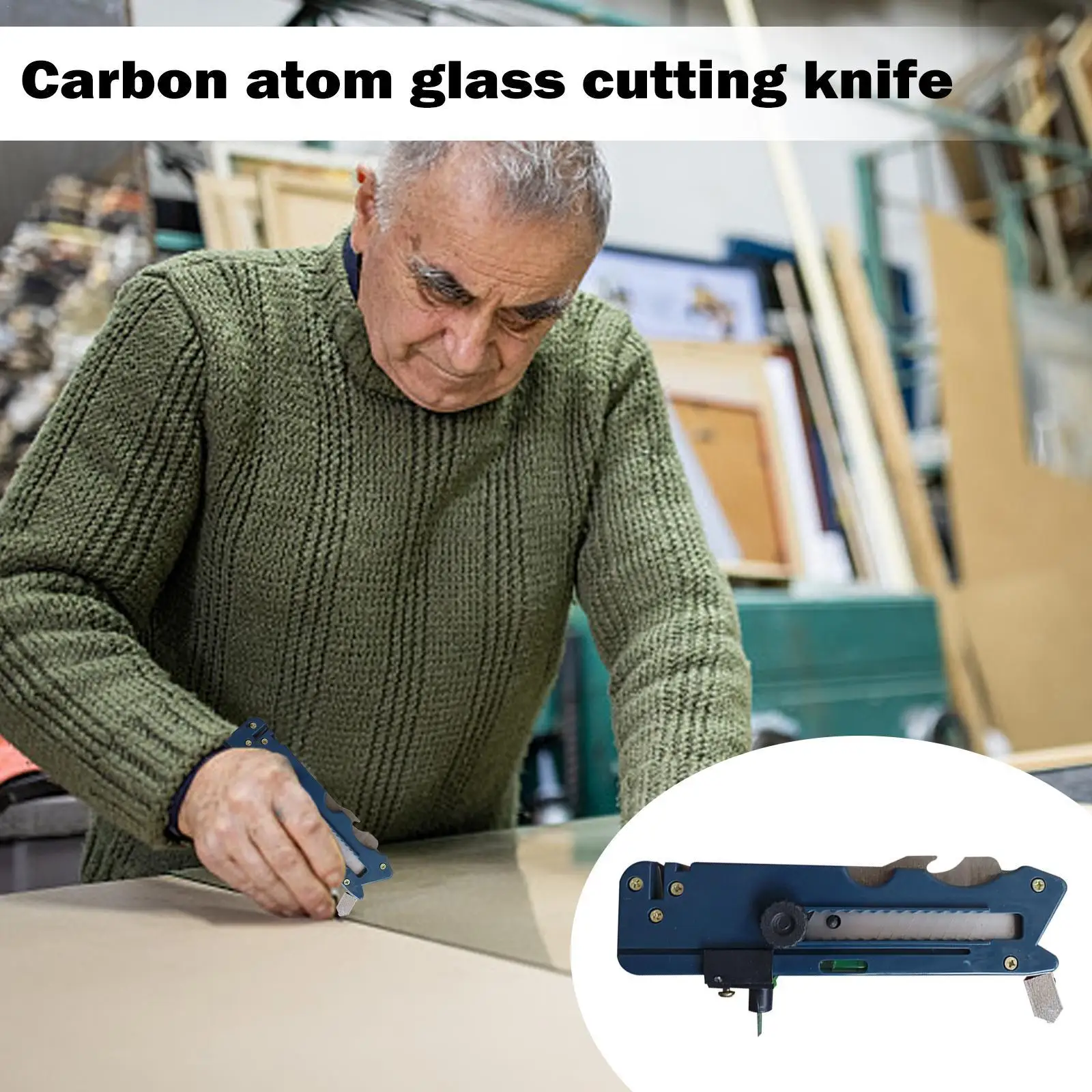 Creative Protable Carbon Atoms Glass Cutting Knife Multi-Functional Ceramic Tile Plastic Cutting Simple Style Hand DIY Tools New
Creative Protable Carbon Atoms Glass Cutting Knife Multi-Functional Ceramic Tile Plastic Cutting Simple Style Hand DIY Tools New