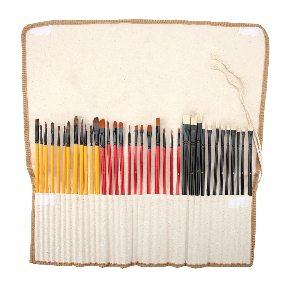 36Pcs Gouache Brush Aluminium Alloy Tube Wood Handle Brush Watercolor Oil Painting Tool Set Brush
36Pcs Gouache Brush Aluminium Alloy Tube Wood Handle Brush Watercolor Oil Painting Tool Set Brush