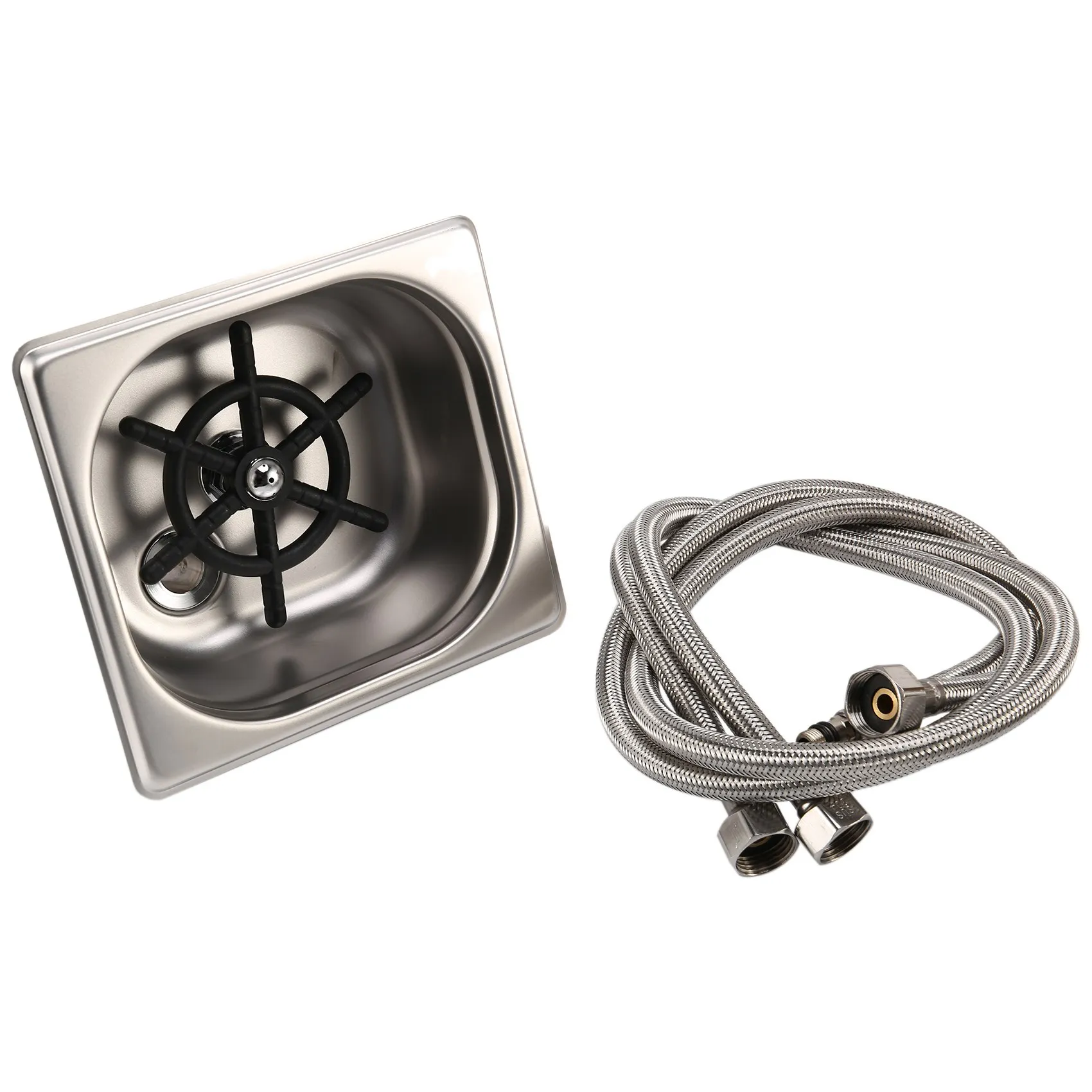 Cup Washer,Stainless Steel Automatic Cup Washer Glass Cleaning Rinser Bar Rinser Glass Rinser,Kitchen Sink Accessories
Cup Washer,Stainless Steel Automatic Cup Washer Glass Cleaning Rinser Bar Rinser Glass Rinser,Kitchen Sink Accessories
