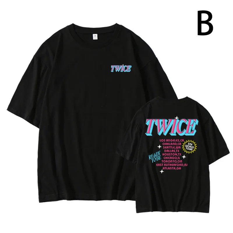 K-POP KPOP TWICE Ready To Be Album T Shirt Women Men Summer O-neck Short Sleeve Funny Tshirt Graphic Tees Streetwear Y2K Clothes
K-POP KPOP TWICE Ready To Be Album T Shirt Women Men Summer O-neck Short Sleeve Funny Tshirt Graphic Tees Streetwear Y2K Clothes