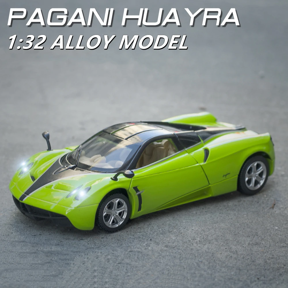 1:32 Pagani Huayra Zonda Alloy Sports Car Model Diecasts Metal Simulation Toy Car Model Collection Sound and Light Kids Toy Gift
1:32 Pagani Huayra Zonda Alloy Sports Car Model Diecasts Metal Simulation Toy Car Model Collection Sound and Light Kids Toy Gift
