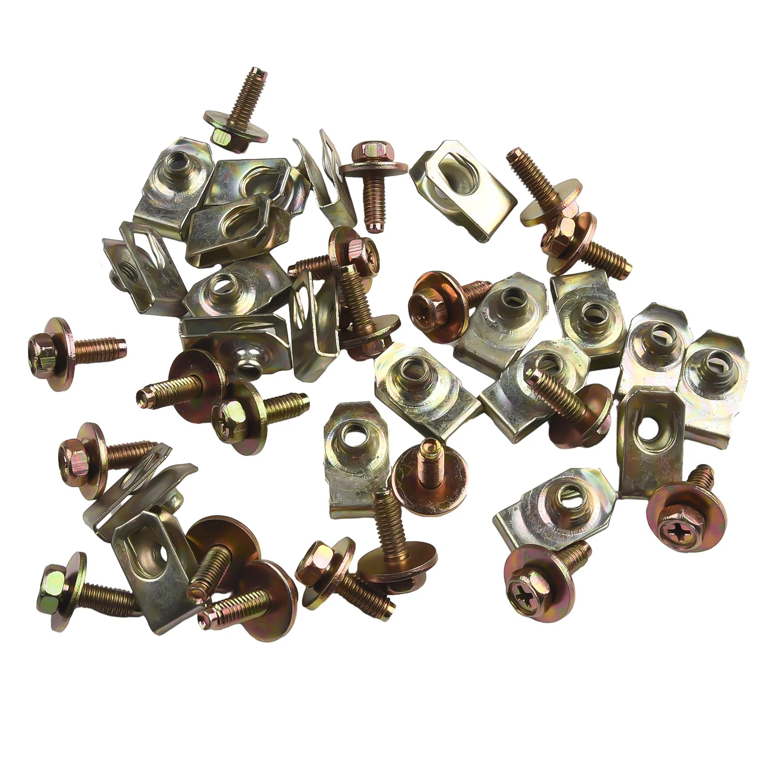 Set of 40 Body Bolts U Nuts Clips Rust resistant Effective for Prolonging Engine Life Suitable for G35 G37 FX35 FX45 EX35 Cars
Set of 40 Body Bolts U Nuts Clips Rust resistant Effective for Prolonging Engine Life Suitable for G35 G37 FX35 FX45 EX35 Cars