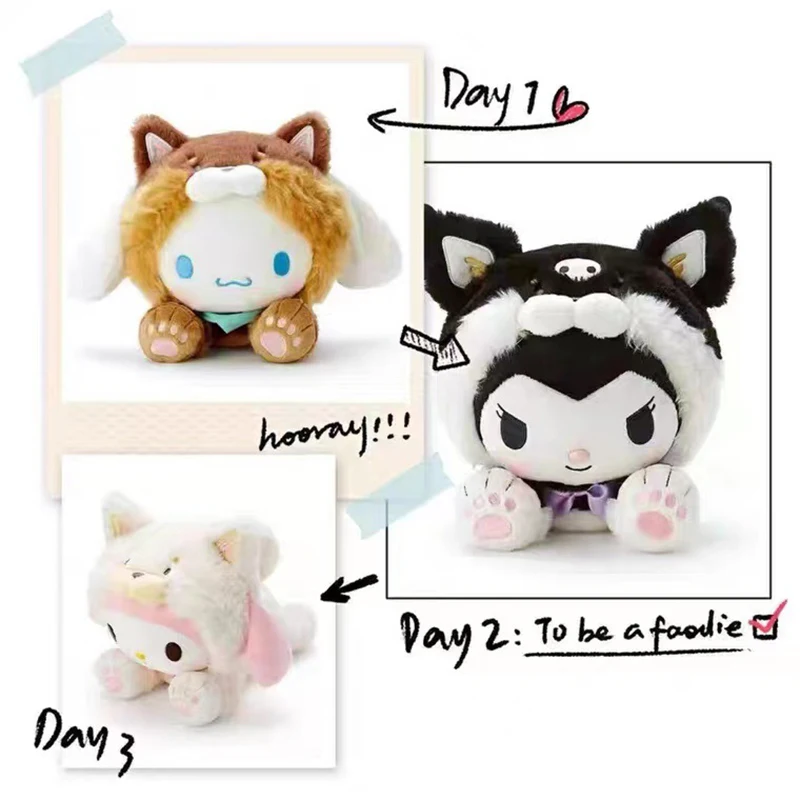 Kuromi Plush Toys Kawaii Sanrio Cinnamoroll Anime My Melody Cute Cartoon Girly Heart Plush Doll Pendant Toy for Girls
Kuromi Plush Toys Kawaii Sanrio Cinnamoroll Anime My Melody Cute Cartoon Girly Heart Plush Doll Pendant Toy for Girls
