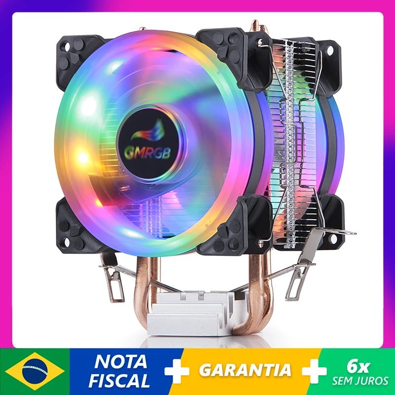 GMRGB 3pin efficient CPU cooler cooling fan for Intel 1150 1151 1155 1156 775 1200 AMD AM3 AM4 silent fan
GMRGB 3pin efficient CPU cooler cooling fan for Intel 1150 1151 1155 1156 775 1200 AMD AM3 AM4 silent fan