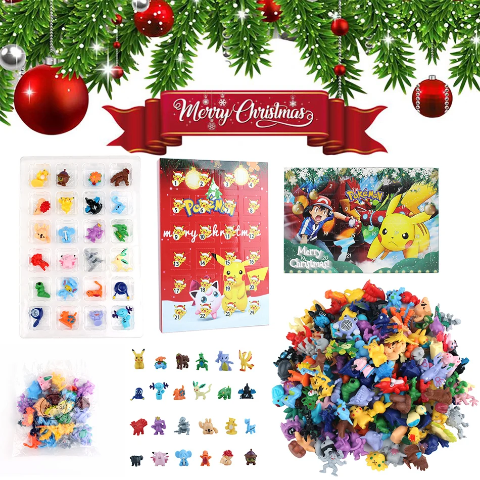 24 Pak Pokemon 2022 New Advent Kalender Kotak Gambar Mainan Asli Pikachu Anime Anak Permainan Pokemon Blind box Gambar Kota 
24 Pak Pokemon 2022 New Advent Kalender Kotak Gambar Mainan Asli Pikachu Anime Anak Permainan Pokemon Blind box Gambar Kota