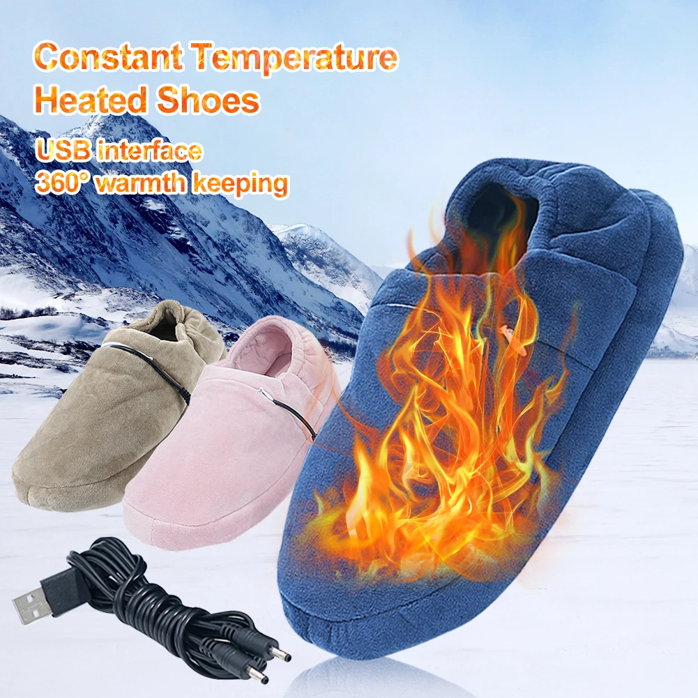 Electric Heated Shoes 5V USB Powered Heating Shoes Men Women Winter Thermal Shoes 3 Temperature Settings Foot Warmer For Home
Electric Heated Shoes 5V USB Powered Heating Shoes Men Women Winter Thermal Shoes 3 Temperature Settings Foot Warmer For Home