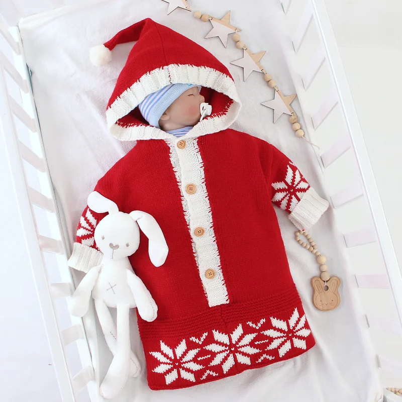 Baby Sleeping Bag Infant Envelope Quilt Stroller Blanket Thicken Warm Snowflake Christmas Knitted Sleep Quilt Baby Wrap Blanket
Baby Sleeping Bag Infant Envelope Quilt Stroller Blanket Thicken Warm Snowflake Christmas Knitted Sleep Quilt Baby Wrap Blanket