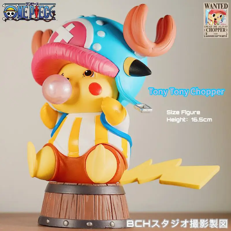Pokemon Pikachu Cosplay Tony Tony Chopper 16cm Anime Action Figure One Piece Kawaii Decoration Model Doll Toys For Children Gift
Pokemon Pikachu Cosplay Tony Tony Chopper 16cm Anime Action Figure One Piece Kawaii Decoration Model Doll Toys For Children Gift