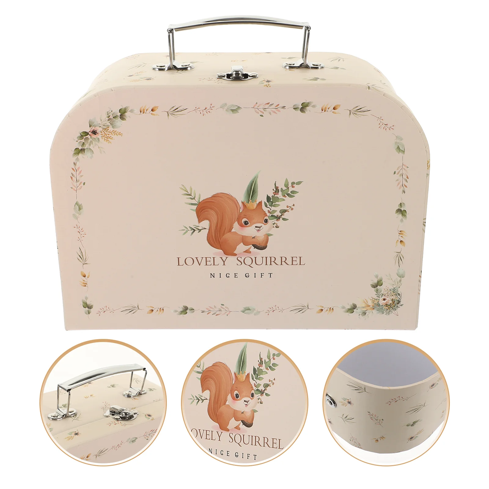 Suitcase Kids Portable Storage Box Decorative Paper Decorate Gift Wedding Party Supplies Stationery Mini
Suitcase Kids Portable Storage Box Decorative Paper Decorate Gift Wedding Party Supplies Stationery Mini