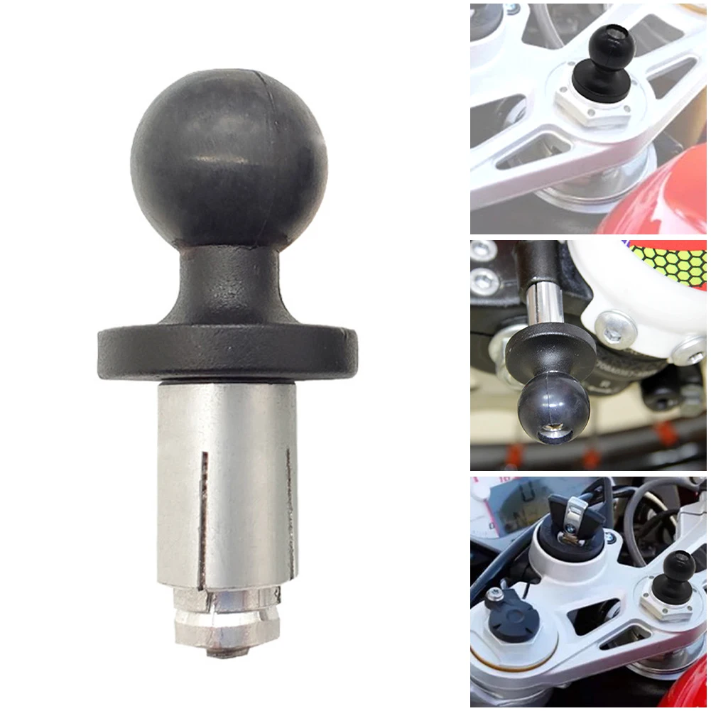 Rubber Ball Mount Motorcycle Fork Stem Mount Base Ball Head Adapter Compatible with RAM Mount for Gopro Ball Mount Adapter
Rubber Ball Mount Motorcycle Fork Stem Mount Base Ball Head Adapter Compatible with RAM Mount for Gopro Ball Mount Adapter