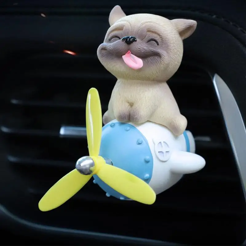 Creative car aromatherapy clip Cute Dog Pilot Rotating Propeller Fragrance Air Fresheners Clip Smell In Styling Vent Diffuser
Creative car aromatherapy clip Cute Dog Pilot Rotating Propeller Fragrance Air Fresheners Clip Smell In Styling Vent Diffuser