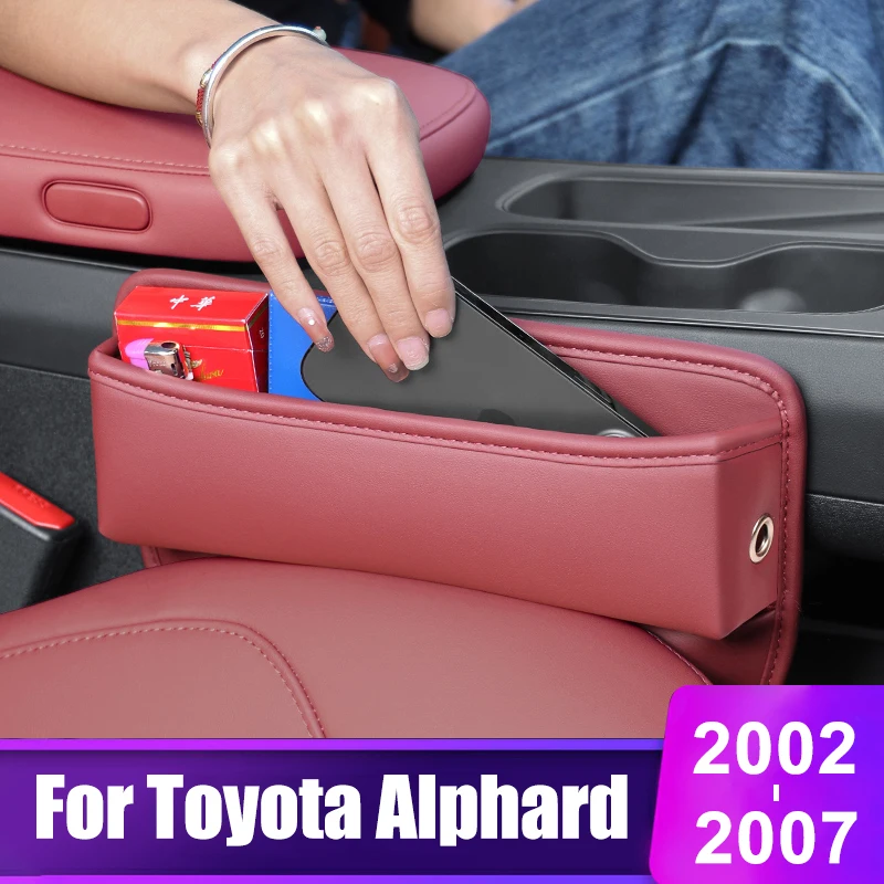For Toyota Alphard AH10 2002 2003 2004 2005 2006 2007 Car Seat Slit Gap Pocket Seat Storage Box Catcher Cup Holder Accessories
For Toyota Alphard AH10 2002 2003 2004 2005 2006 2007 Car Seat Slit Gap Pocket Seat Storage Box Catcher Cup Holder Accessories