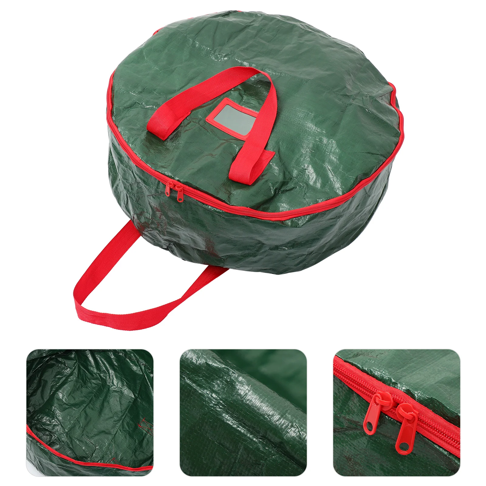 1pc Xmas Storage Bag Festival Wreath Storage Bag Round Premium Plastic Gift Bag
1pc Xmas Storage Bag Festival Wreath Storage Bag Round Premium Plastic Gift Bag