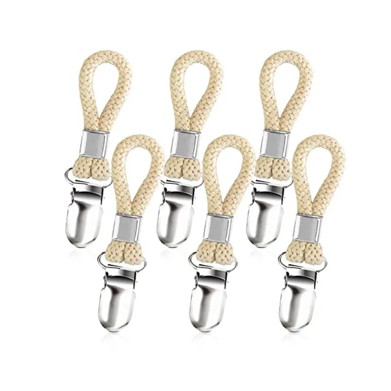 4PCS Towel Clips Braided Cotton Loop Towel Clip With Metal Clamp Multipurpose Cloth Hanger For Home Bathroom Kitchen Storage
4PCS Towel Clips Braided Cotton Loop Towel Clip With Metal Clamp Multipurpose Cloth Hanger For Home Bathroom Kitchen Storage