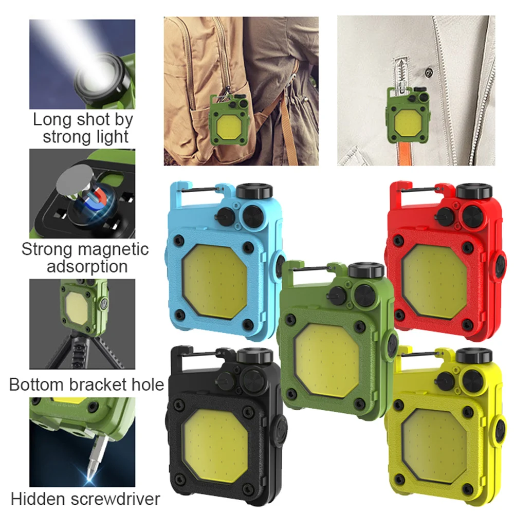 COB High Bright Protable Flashlight Multifunction Keychain Lamp Buit-in 400mAh Lithium Battery Waterproof Outdoor Torch Lantern
COB High Bright Protable Flashlight Multifunction Keychain Lamp Buit-in 400mAh Lithium Battery Waterproof Outdoor Torch Lantern