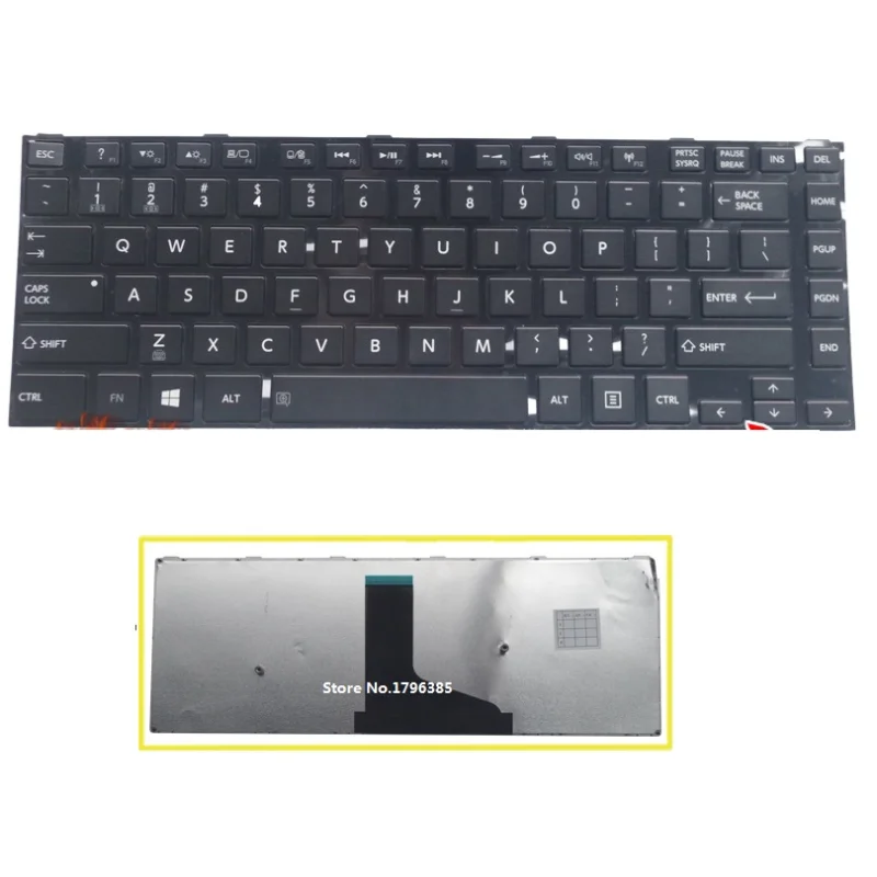 

Новая английская клавиатура для ноутбука TOSHIBA L40 L40D-A C40 C40-A C40D C45 C45T S40-A черная клавиатура
