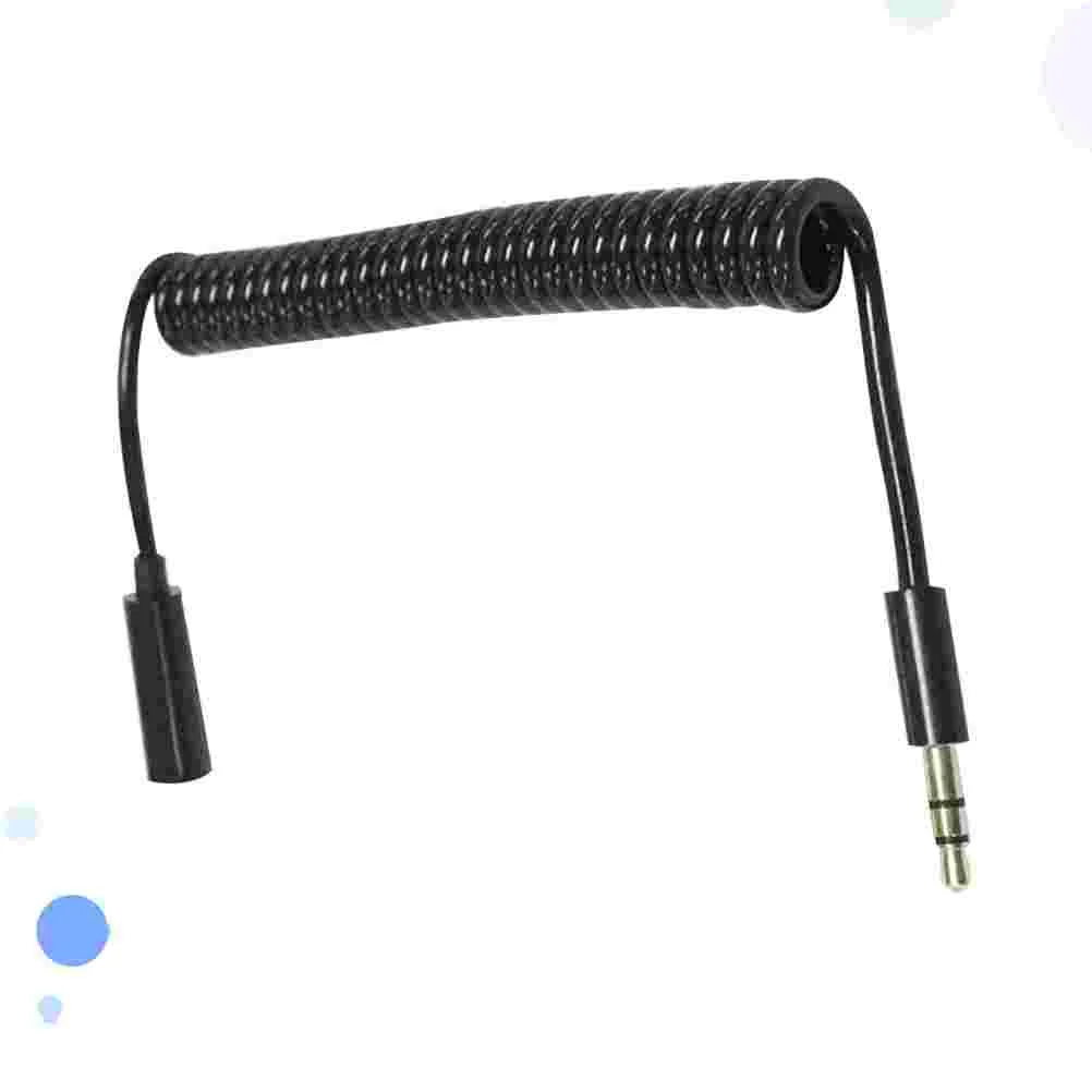 1 Pc Audio Extension Cable Spring Cord Black 3.5mm Jack Extension Cable Extendable Wire for Earphone Phone
1 Pc Audio Extension Cable Spring Cord Black 3.5mm Jack Extension Cable Extendable Wire for Earphone Phone