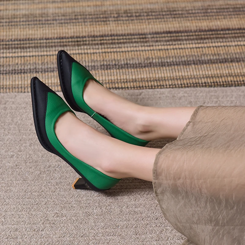 New 2022 Spring and Autumn Ladies High Heels Fashion All-match Shallow Pointed High Heels Sexy Goddess Banquet Women High Heels
New 2022 Spring and Autumn Ladies High Heels Fashion All-match Shallow Pointed High Heels Sexy Goddess Banquet Women High Heels