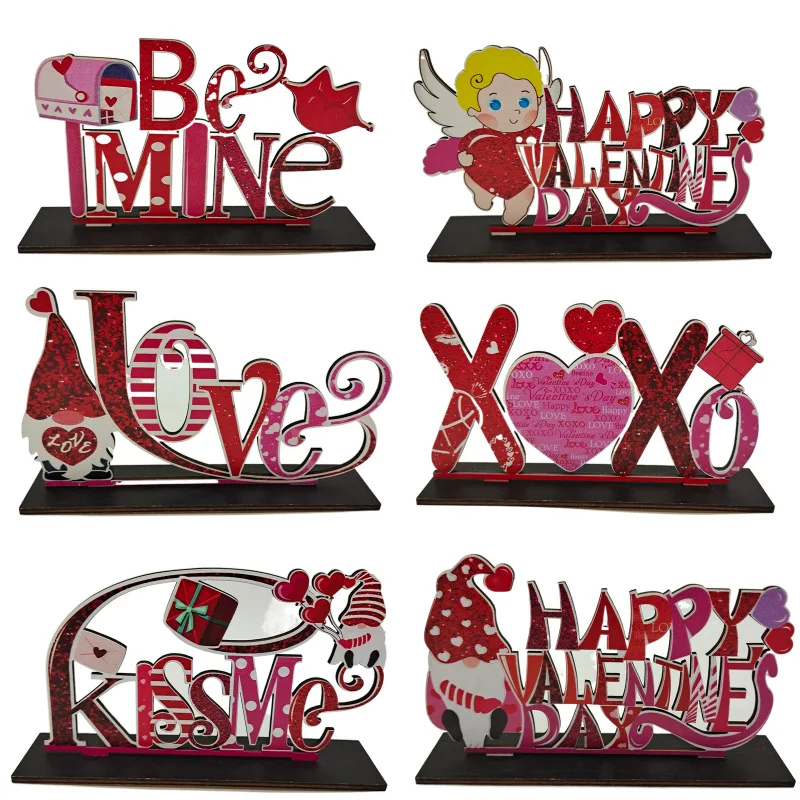Valentine's Day Wooden Crafts Ornaments Love Hear Party Kiss Me DIY Happy Valentine's Day Party Decor Gifts for Home 2022
Valentine's Day Wooden Crafts Ornaments Love Hear Party Kiss Me DIY Happy Valentine's Day Party Decor Gifts for Home 2022