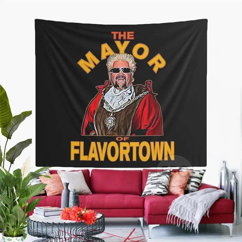 Guy Fieri Flavortown Meme Tapestry Funny Wall Decor Hippe Vintage 90's Tapestry Aesthetic Dorm Art Tapestries Room Decoration 
Guy Fieri Flavortown Meme Tapestry Funny Wall Decor Hippe Vintage 90's Tapestry Aesthetic Dorm Art Tapestries Room Decoration