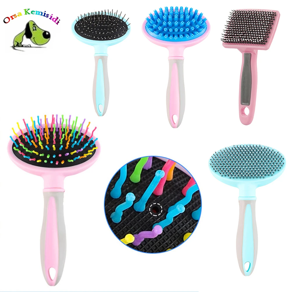 Pet Cleaning Grooming Brush Metal Pin Bristle Comb Undercoat Deshedding Dematting Detangler Combs for Cats Dogs Short Long Hair
Pet Cleaning Grooming Brush Metal Pin Bristle Comb Undercoat Deshedding Dematting Detangler Combs for Cats Dogs Short Long Hair