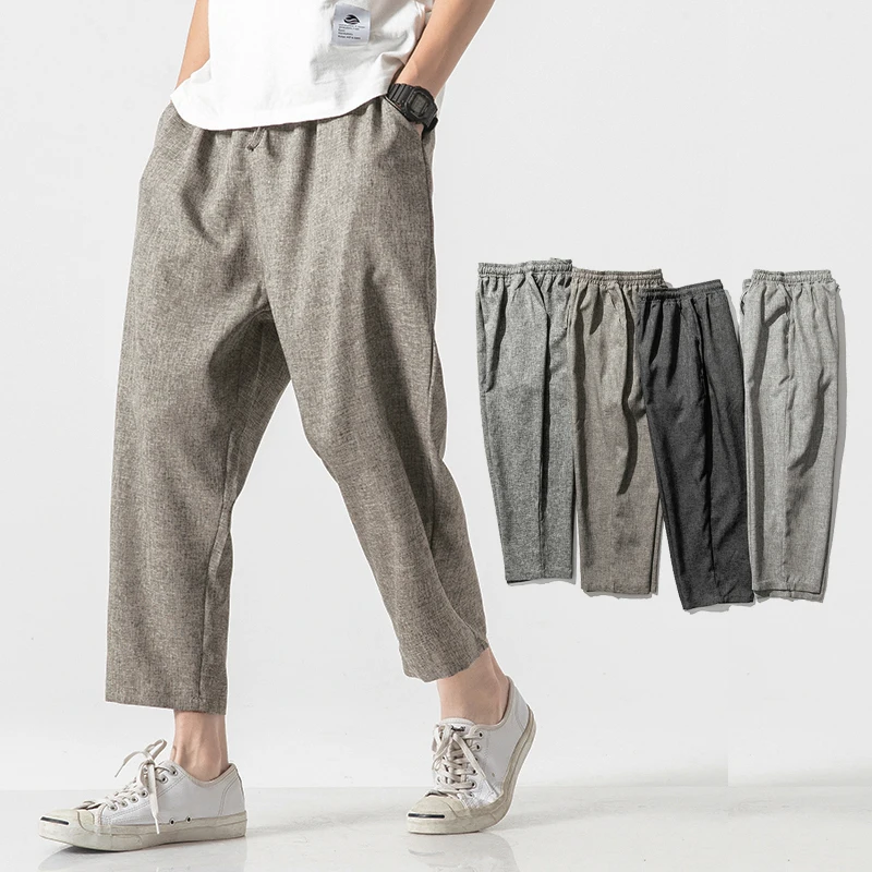 Chinese Style Harajuku Men Oversize Wide Leg Pants 2000 Mens Straight Casual Hip Hop Ankle-Length Pants Summer Male Harem Pants
Chinese Style Harajuku Men Oversize Wide Leg Pants 2000 Mens Straight Casual Hip Hop Ankle-Length Pants Summer Male Harem Pants