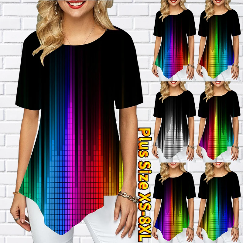 2023 летний Женский Повседневный трендовый топ с круглым вырезом и коротким рукавом, женская футболка с абстрактным принтом, винтажный элега...
2023 летний Женский Повседневный трендовый топ с круглым вырезом и коротким рукавом, женская футболка с абстрактным принтом, винтажный элега...