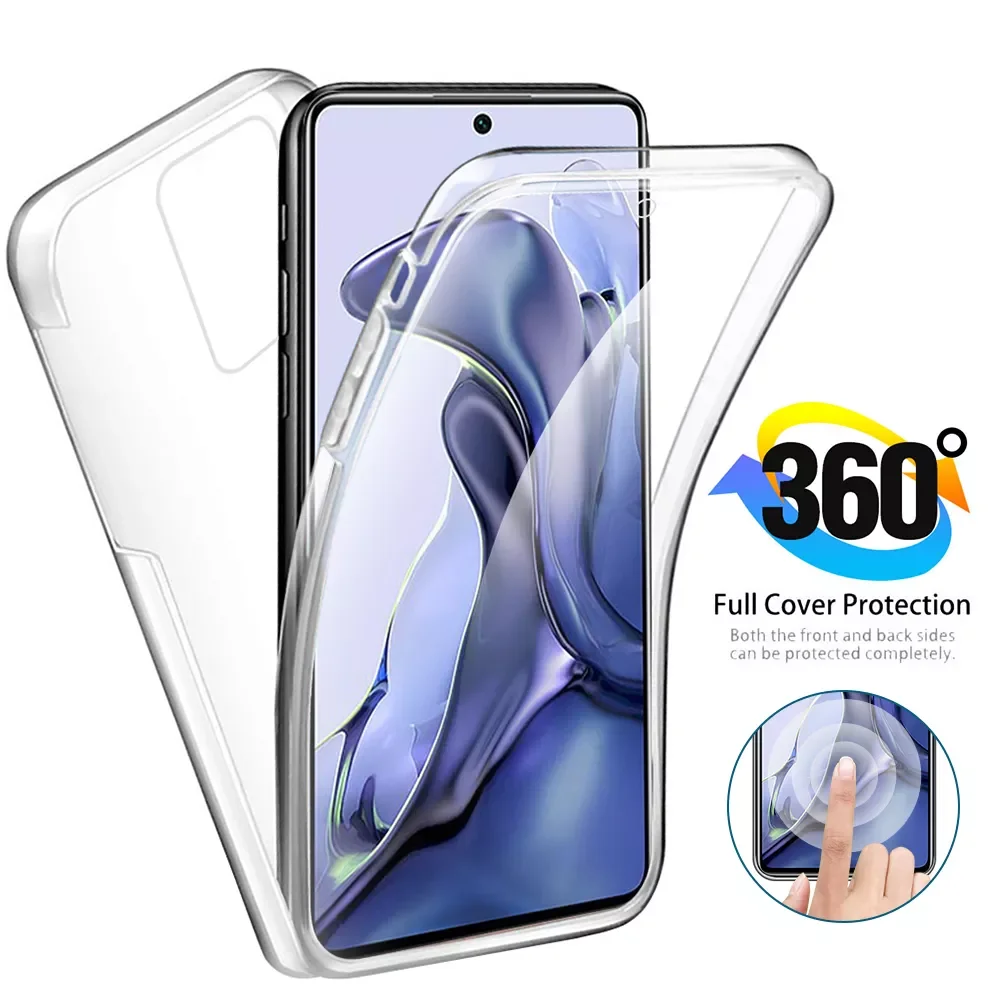 360° Double PC+Silicone Protect Funda for Xiaomi 11T Pro Case Xiaomi11T Xiomi 11 T Mi11T Pro 5G Full Body Clear Shockproof Cover
360° Double PC+Silicone Protect Funda for Xiaomi 11T Pro Case Xiaomi11T Xiomi 11 T Mi11T Pro 5G Full Body Clear Shockproof Cover