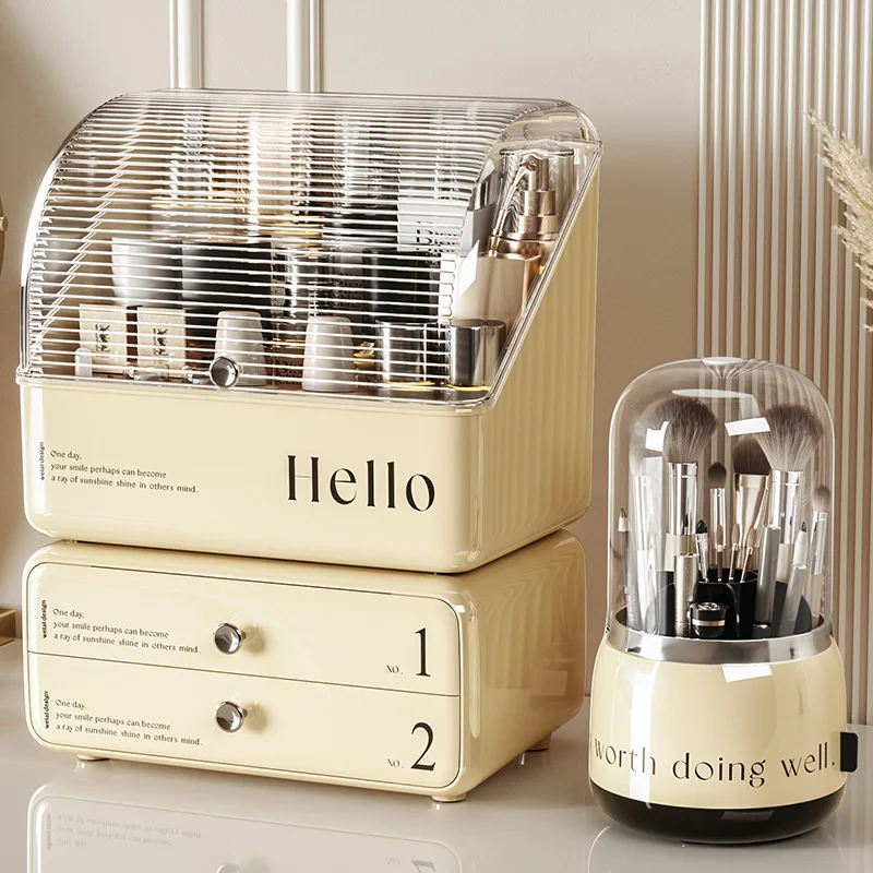 Skincare Lipstick Makeup Desktop Holder Box Tables Drawer Type Case Brush Organizer Makeup Make Up Cosmetic Storage
Skincare Lipstick Makeup Desktop Holder Box Tables Drawer Type Case Brush Organizer Makeup Make Up Cosmetic Storage