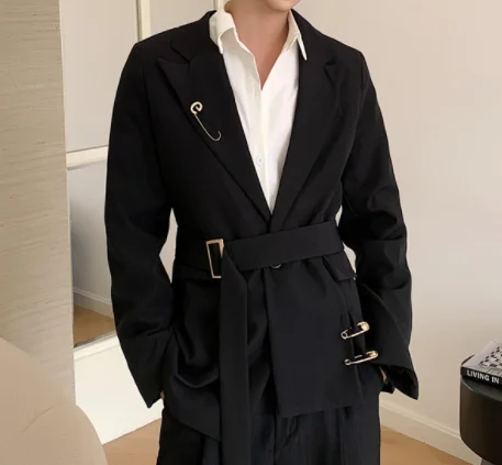SuperAen Spring Clothing Irregular Decoration Women Loose Suit High Street Black Oversize Black Jacket Coat
SuperAen Spring Clothing Irregular Decoration Women Loose Suit High Street Black Oversize Black Jacket Coat