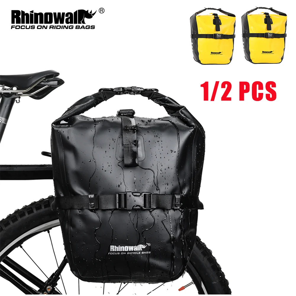 Rhinowalk Bike Side Bag Waterproof 20L Cycling Quick Release Rack Bag Outdoor MTB Road Dry Pannier Saddle Pack Luggage 1 or 2 Pc
Rhinowalk Bike Side Bag Waterproof 20L Cycling Quick Release Rack Bag Outdoor MTB Road Dry Pannier Saddle Pack Luggage 1 or 2 Pc