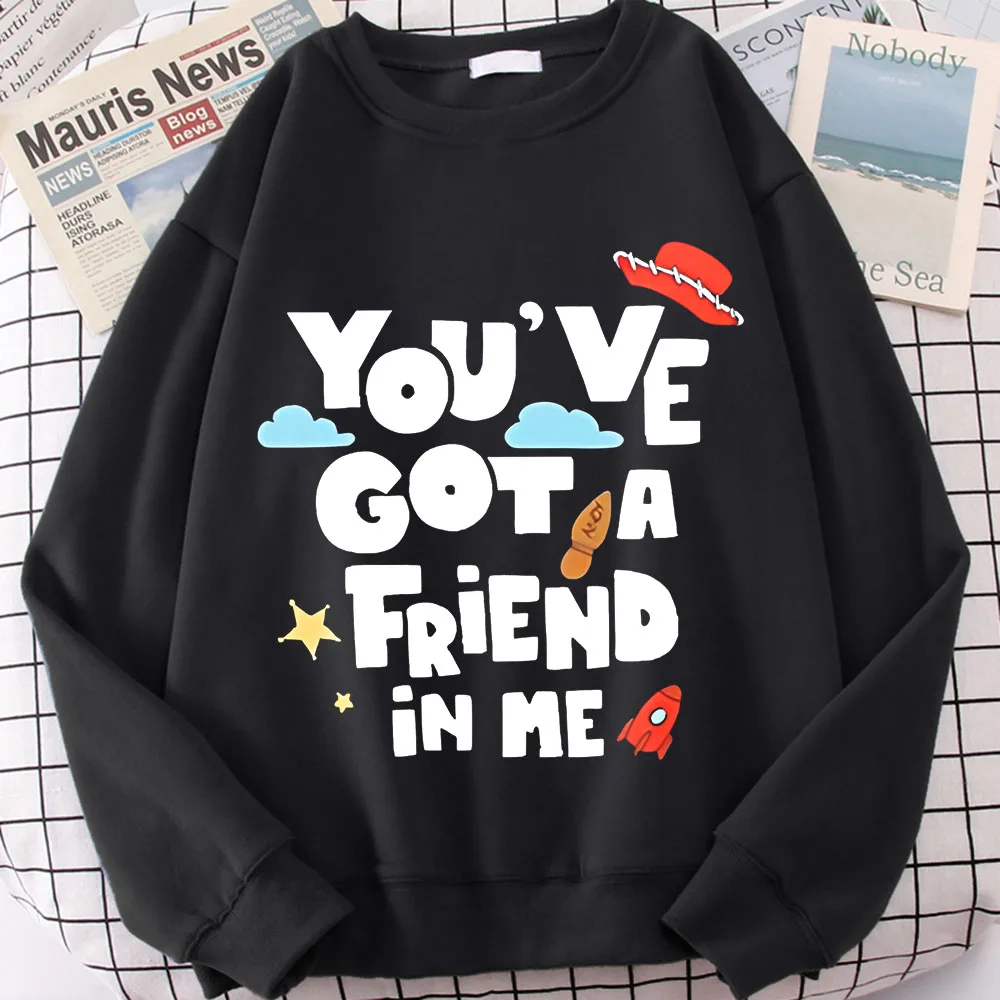 Свободная подходящая одежда с длинным рукавом в стиле оверсайз, оригинальный свитшот с принтом для молодых девушек, новинка 2023, зимняя детская одежда