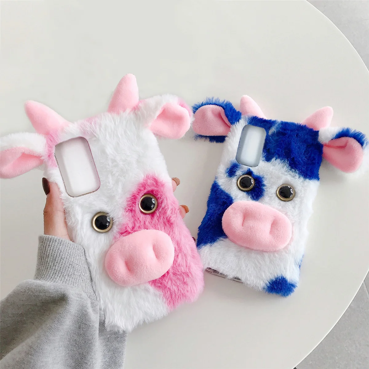 Cute Fluffy Girly Case S21 Ultra Milk Cow 3D Furry Kawaii Kid Gift 3D Stuffed Plush Cover Women Soft Rabbit Fur Phone
Cute Fluffy Girly Case S21 Ultra Milk Cow 3D Furry Kawaii Kid Gift 3D Stuffed Plush Cover Women Soft Rabbit Fur Phone