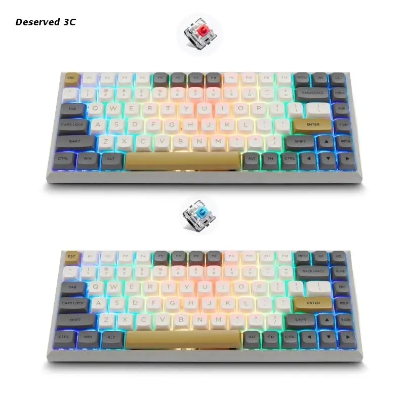 R9CB SK84 Mechanical Gaming Keyboard Type C RGB Backlit Keypad 84 Keys Hot Swappable
R9CB SK84 Mechanical Gaming Keyboard Type C RGB Backlit Keypad 84 Keys Hot Swappable