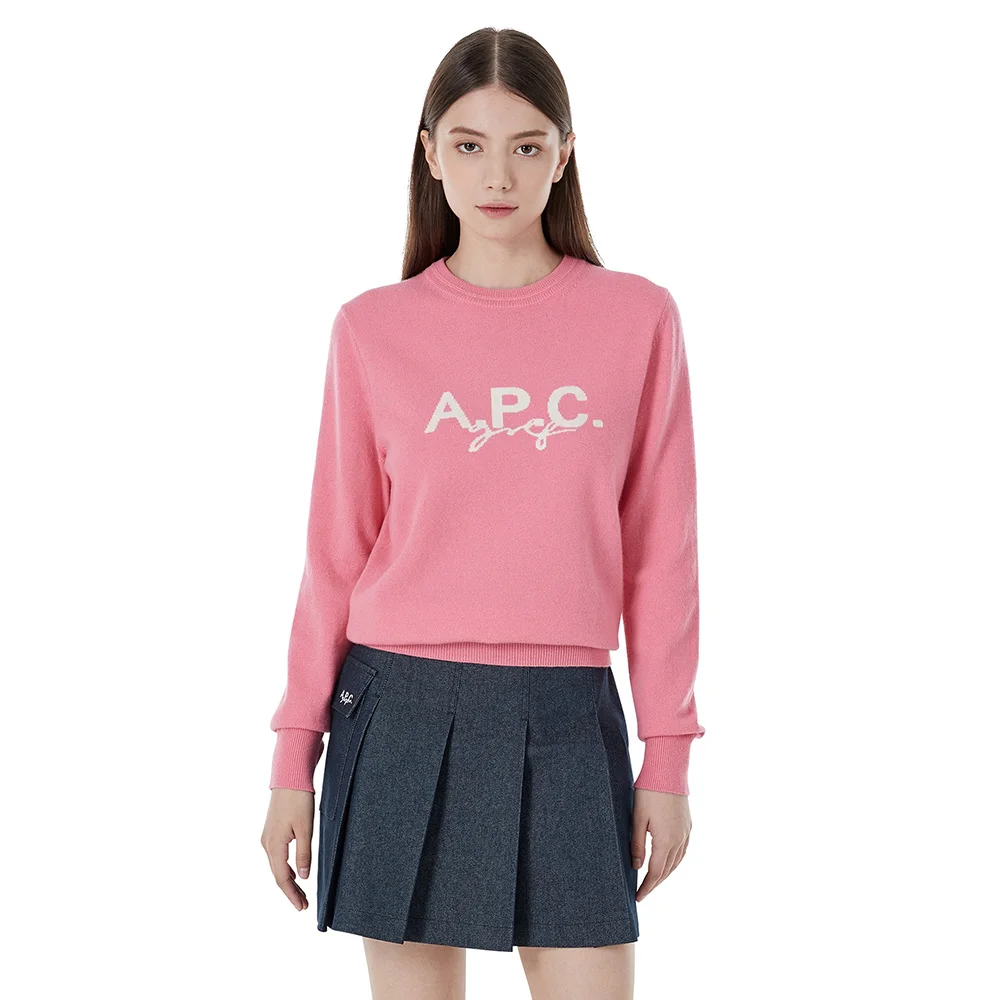 

"Express Yourself with Your Outfit! Women's Autumn Knitted Sweater, High Quality, Simple Korean Style, Trendy Brand, Golf!"