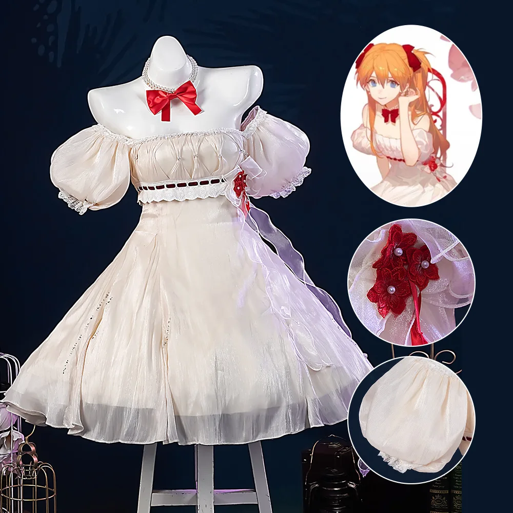 Anime EVA Asuka Cosplay Costume Dresses ASK The Language Of Flowers Carnival Halloween ComiCon Uniform For Women
Anime EVA Asuka Cosplay Costume Dresses ASK The Language Of Flowers Carnival Halloween ComiCon Uniform For Women