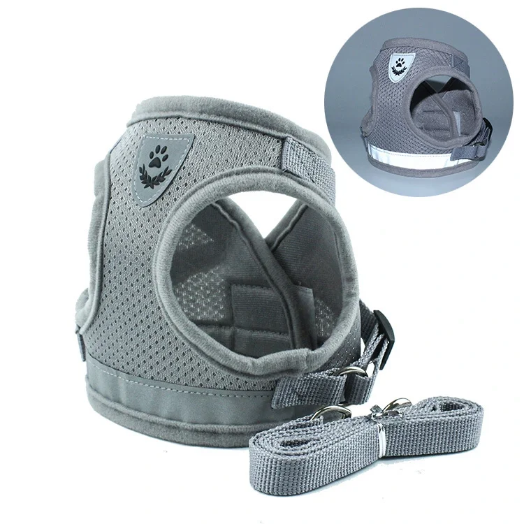 Pet Universal Harness with Leash Set Escape Proof Dog and Cat Harnesses Adjustable Reflective Soft Mesh Corduroy
Pet Universal Harness with Leash Set Escape Proof Dog and Cat Harnesses Adjustable Reflective Soft Mesh Corduroy